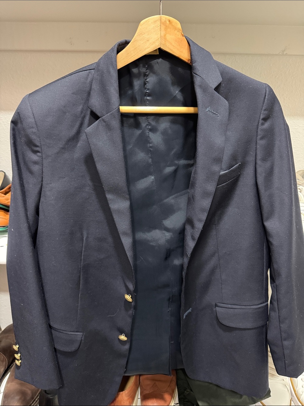 Women’s  Navy Blazer - Classic Two-Button